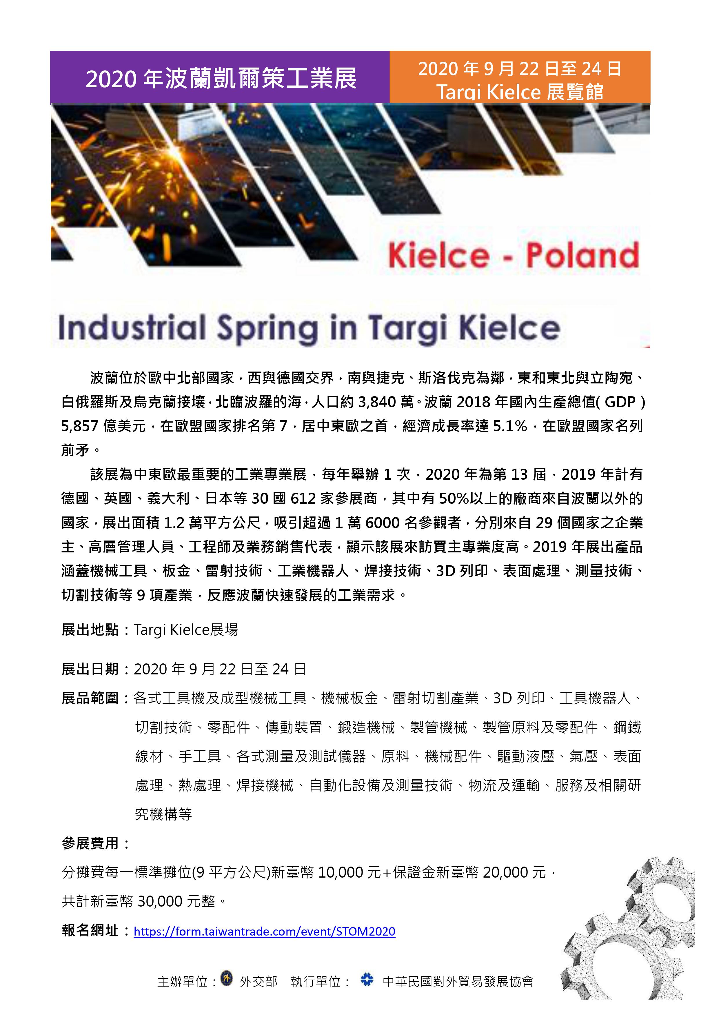 2020年波蘭凱爾策工業展